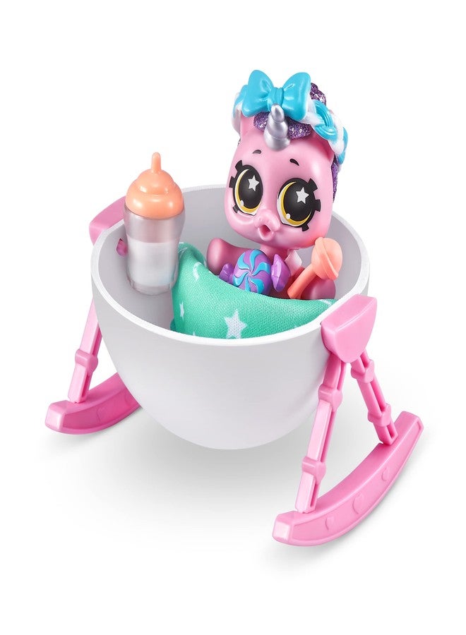 5 Surprise Unicorn Squad Series 5 - Newborn Unicorn Squad by ZURU (2 Pack) Exclusive and Mystery Collectibles Toys White/Light Blue - Image 3